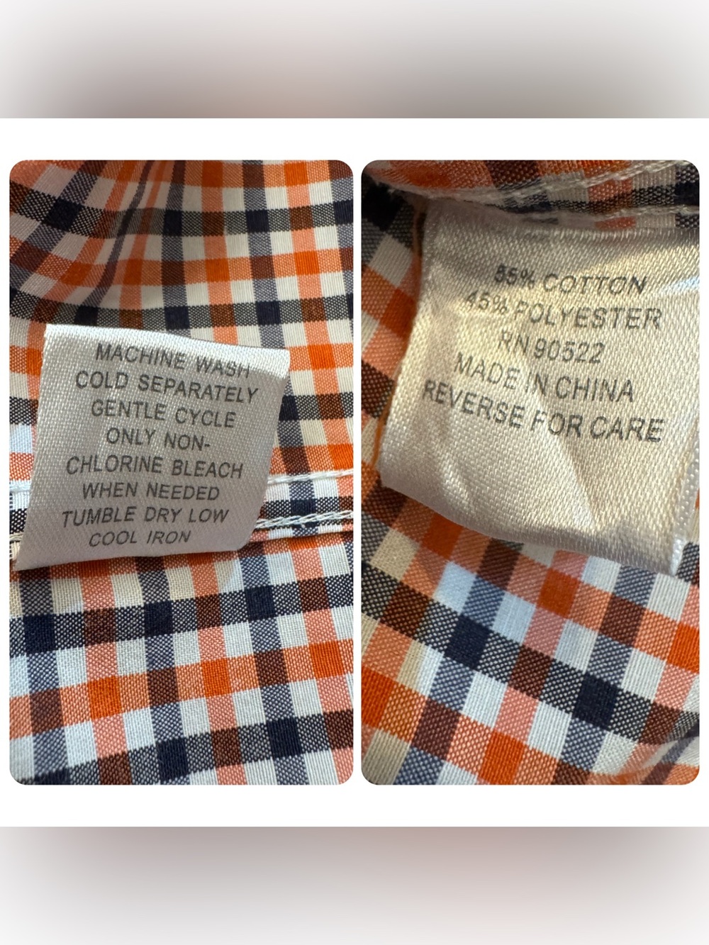 Auburn University Plaid s/s Button-Up Shirt with AU Logo by Campus Collections - Picture 4 of 4